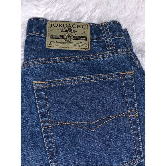 Vintage Jordache Dark Wash Tapered Jeans 13/14 - Picture 5 of 13